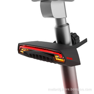 Remote control laser tail lamp, yellow light flashes, indication of the rear bike turn right/leftNew